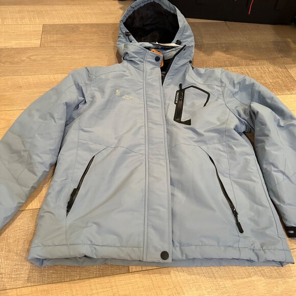 Moerdeng Waterproof Breathable Weather Gear Sports Jacket  Men M Light Blue new - Picture 2 of 9